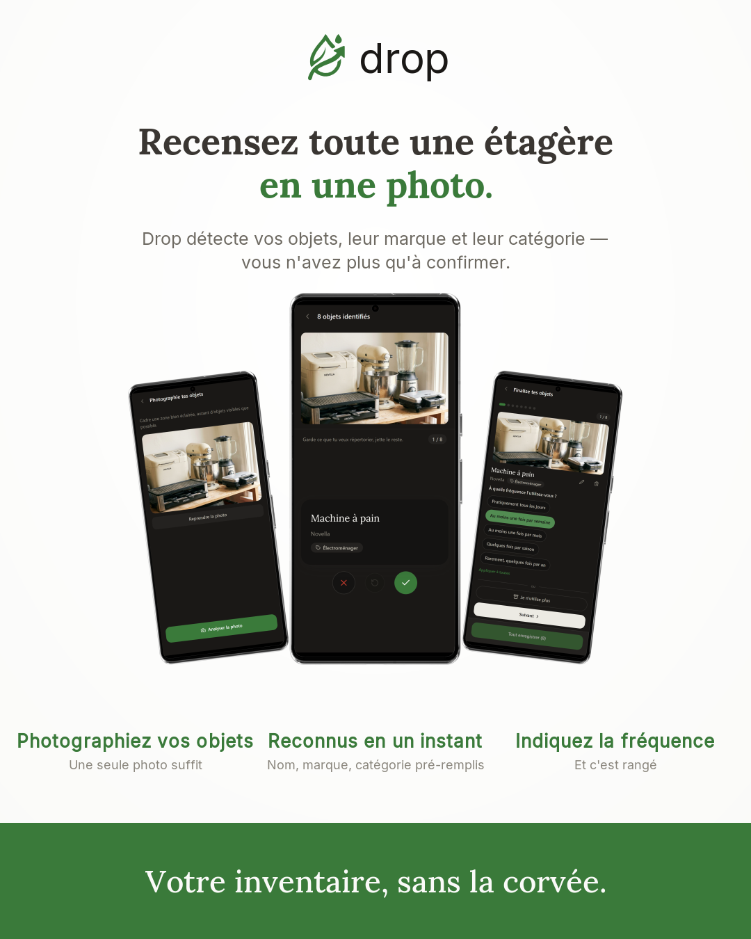 Recensez toute une étagère en une photo : détection automatique des objets, marque et catégorie